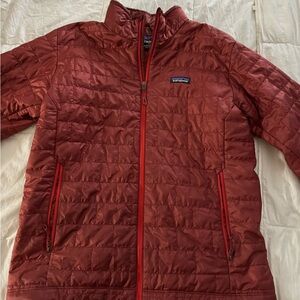 Red Patagonia winter jacket